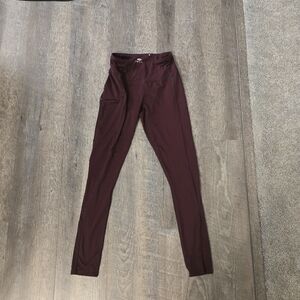 Maurices Deep Burgundy Leggings